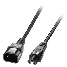 Cablu alimentare UPS C14 la IEC C5 T-M 1m, Lindy L30340