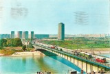 *Iugoslavia, poduri (3), Belgrad, c.p.i., circulata, 1965