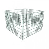 Cumpara ieftin Plasă pentru stocarea frunzișului 100 x 100 x 70 cm, vidaXL