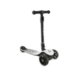 Trotineta pliabila cu roti led pentru copii, 3 ani+, momi san - gri