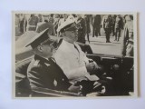 Cumpara ieftin Raritate! Foto premierul roman I.Gigurtu si J.von Ribbentrop-Salzburg 1940, Alb-Negru, Europa, Portrete