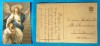 Carte Postala veche anii 1920 - circulata corespondenta Internat fete - Ingeri, Printata