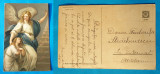 Carte Postala veche anii 1920 - circulata corespondenta Internat fete - Ingeri, Printata