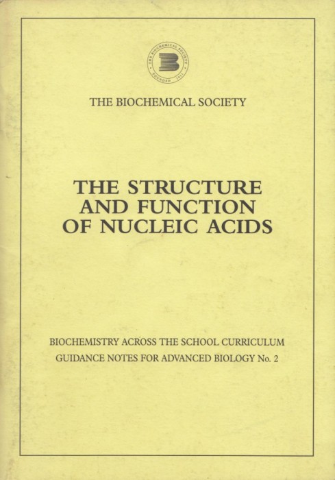 Bryce, C. F. A. - THE STRUCTURE AND FUNCTION OF NUCLEIC ACIDS