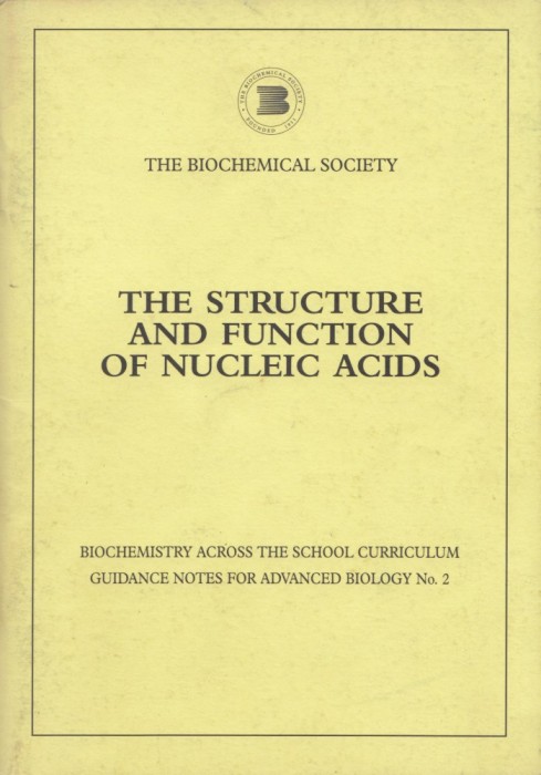 Bryce, C. F. A. - THE STRUCTURE AND FUNCTION OF NUCLEIC ACIDS