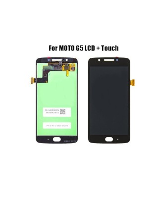 Ecran LCD Display Complet Pentru Motorola Moto G5 XT1672 Negru foto
