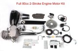 Kit Motor Bicicleta 80cc Complet, Model Nou, 3.2CP, Carburator, Rezervor 2L, Aprindere Electronica