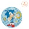 Set Farfurii Carton, Sonic, 23cm, Albastru, 6 Bucăți