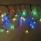 Instalație Lumini LED Perdea, 200 Becuri, Extensibilă, Multicolor, 3.9m