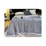 Cumpara ieftin Patura Cocolino Cu Bordura Alba - Gri Deschis - JOJ652