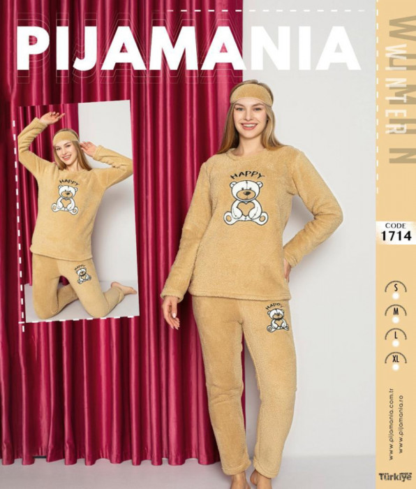 Pijama dama cocolino teddy - XLMarimea