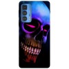 Husa compatibila cu Motorola Edge 20 Lite model The look of death, Silicon, TPU, Viceversa, Transparent, Carcasa