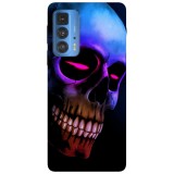Husa compatibila cu Motorola Edge 20 Lite model The look of death, Silicon, TPU, Viceversa, Transparent, Carcasa