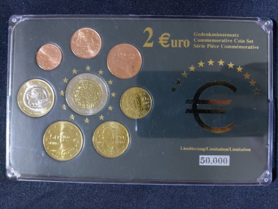 Euro set - Grecia 2003-2015 , 8 monede UNC foto
