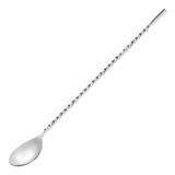 Lingură Cocktail, Model Profesional, Inox, Lungime 27.5 cm, Lățime 3 cm, Potrivită Pentru Mașina de Spălat Vase