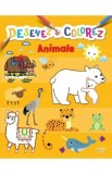 Desenez si colorez. Animale