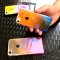 Carcasa Apple iPhone 7 Plus, MyStyle Crystal Pink Cameleon gradient color changer