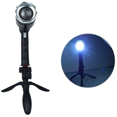 Lanterna LED Pistol XML-T6 30W cu zoom, acumulator si trepied inclus foto