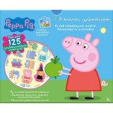Peppa malac: A kedvenc gy&uuml;m&ouml;lcs&ouml;m - T&aacute;skak&ouml;nyv - Az első t&aacute;skak&ouml;nyvem mes&eacute;vel, feladatokkal &eacute;s matric&aacute;kkal
