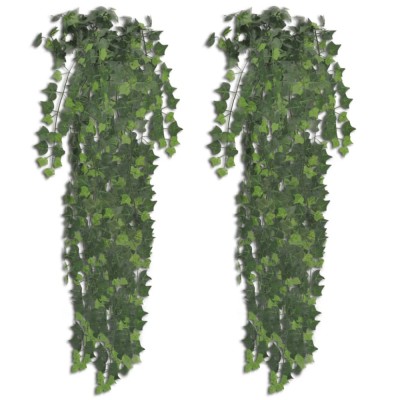 Tufiș de iederă artificială, 2 buc., verde, 90 cm foto