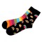 Sosete bumbac lungi unisex Wola, Curcubeu multicolor, Marime 35-38