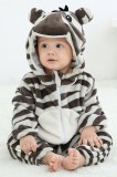 CLD147-82 Pijama kigurumi pentru bebelusi tip salopeta din material moale si pufos