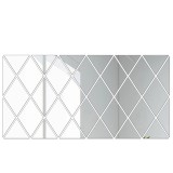 Cumpara ieftin Oglinzi acrilice decorative Diamant autoadezive suprafata acoperita 50x100cm - 32 piese/set, MyStyle&reg;