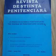 Revista de ştiinţă penitenciară nr. 2/1996, Bucureşti.