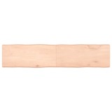 VidaXL Blat masă 180x40x(2-6) cm lemn stejar netratat contur organic