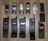 Lot 12 telefoane vintage: Nokia, Motorola, etc., Alta culoare, Neblocat