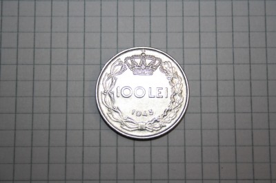 Moneda de 100 de lei 1943 #2 foto
