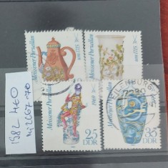 TS21 - Timbre serie DDR 1982 Mi 2667-70 foto