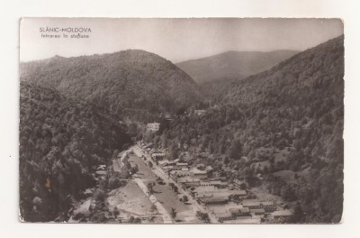 RF65 -Carte Postala- Slanic Moldova, Intrarea in statiune, necirculata foto