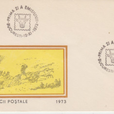 FDCR - Ziua marcii postale romanesti - LP834 - an 1973