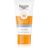 Eucerin Sun Sensitive Protect crema protectoare pentru fata SPF 50+ 50 ml