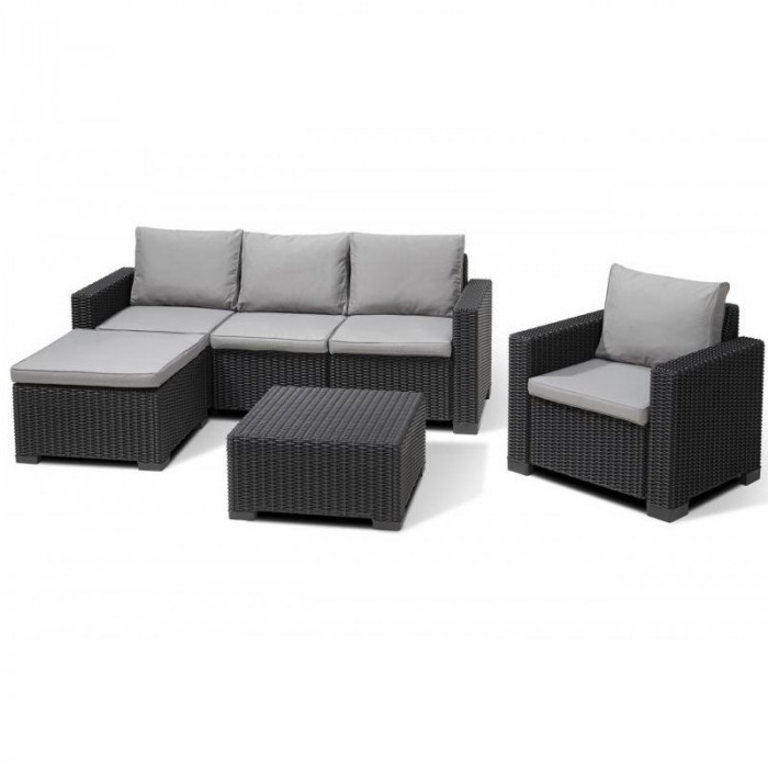 17205802 KETER Set mobilier gradina antracit Moorea