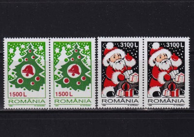 RO 1999 ,LP 1496 ,&amp;quot;Craciun&amp;quot; , serie perechi H, MNH foto