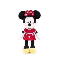 Jucarie de plus Disney Minnie cu rochita rosie, 20 cm foto