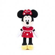 Jucarie de plus Disney Minnie cu rochita rosie, 20 cm