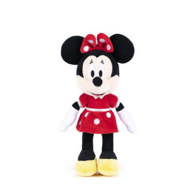 Jucarie de plus Disney Minnie cu rochita rosie, 42.5 cm foto