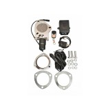 Valva electronica evacuare auto Cut-Off 76 mm din inox, 12V, cu telecomanda