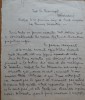 Teză la Franceză aparțin&acirc;nd lui Beniamin Fundoianu ( Wechsler ), cca. 1915