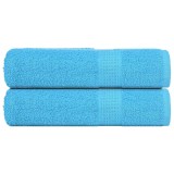 Cumpara ieftin Prosoape de dus 2 buc turcoaz 70x140 cm 360 g/m&sup2; 100% bumbac