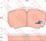 Set placute frana,frana disc IVECO DAILY V platou / sasiu (2011 - 2014) TRW GDB1535