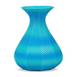Vaza Ocean Print 3D &ndash; Design Ondulat Albastru Turcoaz