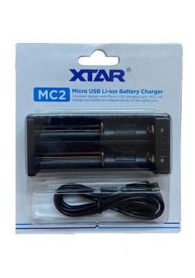 Incarcator portabil LI-ION 2x 18650 XTAR MC2 foto