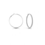 Cercei rotunzi mari Guess JUBE02247JWRH Set cu cristale