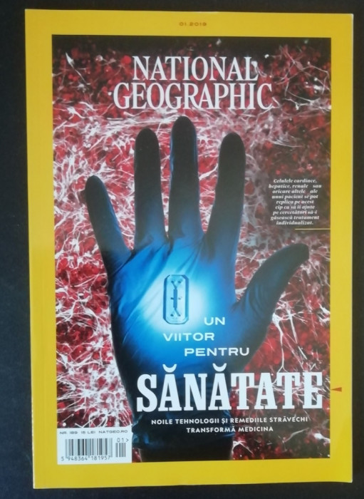 myh 113 - REVISTA NATIONAL GEOGRAPHIC - ANUL 2019 - PIESE DE COLECTIE!