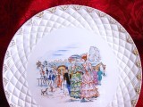 FARFURIE / TAVA CERAMICA CERANORD SAINT AMAND FRANTA CU SEMNATURA 27 CM