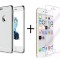 Pachet husa Apple iPhone 6 Plus/6S Plus,MyStyle Elegance Luxury 3in1 Silver, folie de sticla gratis